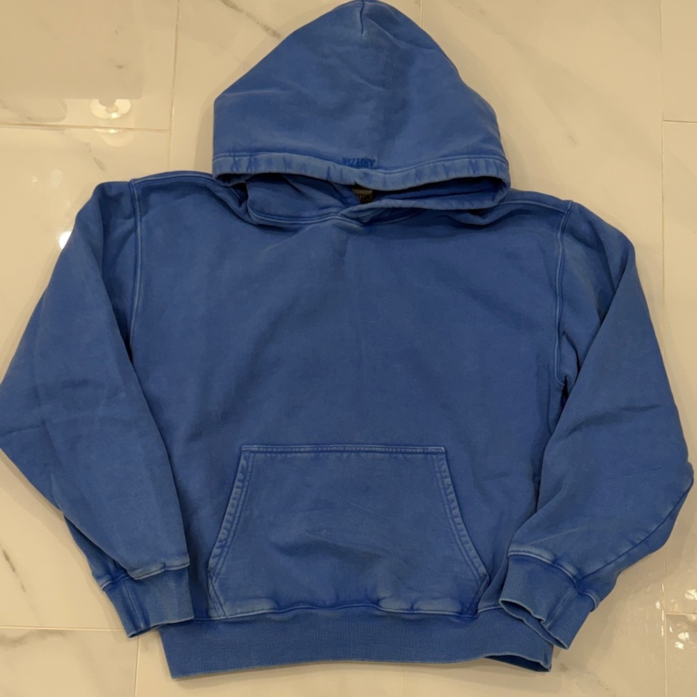 Aritzia Womens Sweatfleece Perfect Fit Vibrant Blue Hoodie Large